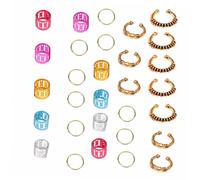 Homoyoyo 30 pièces Épingles Cheveux Décoratives pour Tresses Accessoires Cheveux Chignons Longs Courts Bouclés et Droits Faciles à Poser