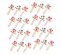 Homoyoyo 30 Pièces Étiquette De Marqueur De Plante Panneaux De Jardinière Étiquettes De Jardin Pour Légumes Tags Pour L'étiquetage Accessoires Horticoles Signe De Pieu De Plantation Bois