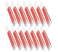 Homoyoyo 300 Pièces Recharges pour Stylo Gel Rouge Encre Vive Pointe Fine pour Écriture Fluide Recharge Remplaçable Compatible avec Stylos Professionnels Lot Volume pour Bureau et École