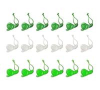 Homoyoyo 30pcs Clips de Fixation Murale Auto-adhésifs pour Fils et Câbles, Plastique Solide, Gain de Place, pour Plantes Grimpantes et Murs