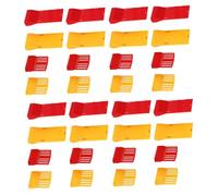 Homoyoyo 32 Pièces Miniature Construction Fence Set Realistic Texture and Design for Micro Landscape Model Roads and Mini Garden Decoration