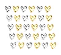 Homoyoyo 36 Pièces Heart-Shaped Upholstery Tacks for Cork Boards Flat Head Thumb Pins Decorative Push Pins for Wall Hanging Photos and Notices