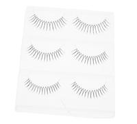 Homoyoyo 3paires Faux Cils Courts Et Épais Cils Naturels Aspect Dense Et Naturel Bande Transparente Extensions De Confortables Pour Yeux Maquillage Quotidien Et Occasions Spéciales