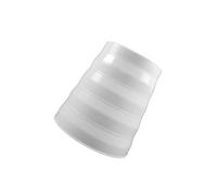 Homoyoyo 3pièces Adaptateur De Tuyau De Hotte Aspirante Plastique Réducteur Multi-connecteur Pour Système Évacuation Blanc