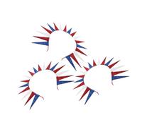 Homoyoyo 3pièces Bandeaux Usa Pour Femmes Coiffe Décorative Avec Motif De Statue Accessoire Patriotique Pour Fête De Indépendance Memorial Day