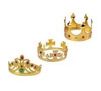 Homoyoyo 3pièces Couronnes Garçon Fille De Élégantes Pour Fêtes Anniversaires Et Spectacles Accessoires Chic Pour Petite Princesse