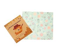 Homoyoyo 3pièces Emballages Cire Abeille pour Conservation de Nourriture Emballages Alimentaires Pratiques pour Bols Sandwichs Fruits et Légumes