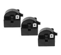 Homoyoyo 3pièces Insert De Démarrage Pour Réfrigérateur De Réfrigérateur Relais De Démarrage Pour Compact Protection Les Surcharges Thermiques Du Compresseur Démarreur De Compresseur Pour