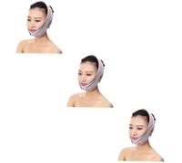 Homoyoyo 3pièces Masque Lifting Pour Visage Ceinture Réductrice De Double Menton Bandeau Élastique Ajustable Support v Pour Visage Rose