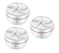 Homoyoyo 3pièces Mini Machine à Laver Portable Laveuse Électrique Compacte Pour Sous-vêtements Et Chaussettes Économie Eau Et Énergie Design Silencieux Et Pratique Nettoyage