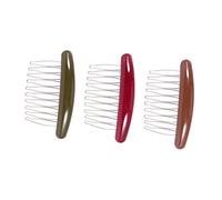 Homoyoyo 3Pièces Peigne à Cheveux Antidérapant Série Mode Candy Peigne pour Chignon et Élégantes Accessoire Multifonction