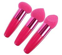 Homoyoyo 3pièces Pinceau Éponge Fond Teint Utilisable Sec Ou Humide Set De Pinceaux Correcteurs Pour Maquillage Beauté