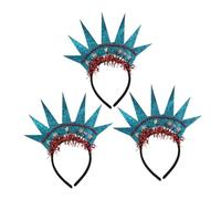 Homoyoyo 3pièces Serre-tête Créatif Statue Liberté Accessoires Légers Pour Décoration De Fête Bandeau Festif Pour Photos Mémorables