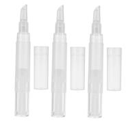 Homoyoyo 3pièces Stylo De Voyage à Bille Pour Gloss Et Huile Cuticules Rechargeable Outil Manucure Et Nail Art Contenant Vide