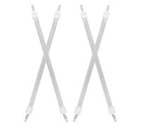 Homoyoyo 4 Éléments Chauffants Infrarouges en Quartz pour Chauffage D'Appoint. Tubes De Rechange pour Chauffage Infrarouge. Élément Chauffant Blanc.