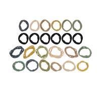 Homoyoyo 4 Ensembles Ponytail Holders Women High Elastic No Damage Scrunchies Hair Ties For Thick Hair For Everyday Use