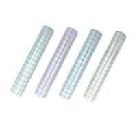 Homoyoyo 4 feuilles Film de Transfert Transparent Autocollant Pet Couleurs pour Vinyle Bricolage Adhésif Moyen pour Surfaces Lisses comme Fenêtres Murs