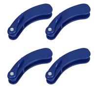 Homoyoyo 4 Pièces Aide la Rotation de Clés Ergonomique en Plastique Bleu pour Seniors et Personnes Arthritiques, Facilitant L'ouverture des Portes avec Compatibilité Polyvalente
