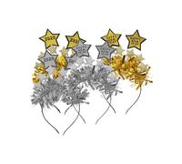 Homoyoyo 4 Pièces Bandeau de Nouvel An avec Festives Accessoire Confortable pour Fête Décoration Éclatante et Chic pour Réveillon Style Brillant et Unique