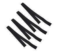 Homoyoyo 4 pièces Bandeaux Élastiques Réglables Noirs pour Perruques Accessoires Pratiques pour Caps de Perruque