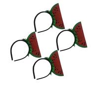 Homoyoyo 4 pièces Bandeaux Pastèque Accessoires de Cheveux pour Fête Cosplay Ambiance Joyeuse Décoration Photobooth