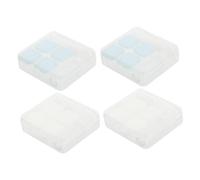 Homoyoyo 4 Pièces Boîte à Lentilles Cosmétiques Étuis de Protection pour Lentilles de Contact Compact pour Voyager