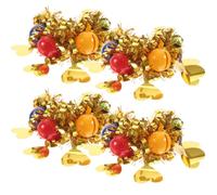 Homoyoyo 4 Pièces Bracelet Fleur de Poignet de Performance, Paillettes, | Réutilisable avec Ruban Adhésif, pour Spectacles D’activité et Gymnastique, Accessoire Décoratif pour Garçon et Filles