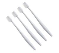 Homoyoyo 4 pièces Brosse à Dents Souple Saignement avec Poils Fins Brosse Interdentaire Plastique Écologique pour Adultes Protection des Gencives et Nettoyage Couleur Couleur Aléatoire