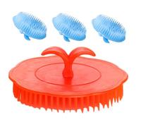 Homoyoyo 4 pièces Brosse de Nettoyage pour de Masseur de Exfoliant pour Nettoyage et Détente pour Adolescentes Salons de Coiffure Couleur Aléatoire Couleur Aléatoire