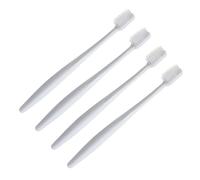 Homoyoyo 4 pièces Brosses à Dents Souples pour Adultes Poils Fins Anti-saignement Nettoyage Protection des Gencives Couleurs et Bleues Plastique Ergonomique Couleur Couleur Aléatoire