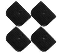 Homoyoyo 4 Pièces Coussin Amortisseur en Caoutchouc pour Unité Extérieure de Climatisation, Isolation des Vibrations et Ambiance Estivale, Adapté aux Surfaces en Béton et Toits