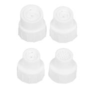 Homoyoyo 4 pièces Embouts de Remplacement pour Machine Faciale à Oxygène et Eau Têtes de Sucion Doux pour Nettoyage Visage et Corps Conseils Faciles à Remplacer et Anti-irritation