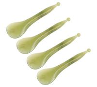 Homoyoyo 4 Pièces Facial Gua Sha Massage Tool Resin Acupressure Pen For Face Shaping And Deep Tissue Skin Care Manual Face Scraping Massager For Neck And Body Spa