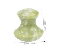 Homoyoyo 4 Pièces Guasha Jade Forme de Champignon Outils de Massage Visage Cou et Corps Set Spa Soins Peau