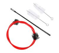 Homoyoyo 4 pièces Kit de Nettoyage pour Cornet Brosse Rotative et Outils Entretien pour Instruments Tubulaires Nettoyage Sûr