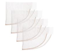 Homoyoyo 4 pièces Lace Wig Closure Base Deep Soft Breathable Lace Net For DIY Wig Making Lightweight And Portable Hair Net Accessory