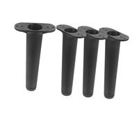 Homoyoyo 4 pièces Lit Réglable Support Central Renforcé avec Visserie Rechange Cadre Lit pour Éviter Affaissement Compatibles Styles Rustique et Moderne Finition Uniforme Protège Sols et