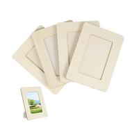 Homoyoyo 4 Pièces Lot de Cadres Photo pour Garçon Fille Cadre DIY à Peindre Simple et Sûr pour Projets Créatifs Garçon Fille
