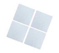 Homoyoyo 4 pièces Lot de Chiffons Microfibres pour Lunettes et Écrans Grand Format Poussière et Traces Nettoyage pour Verres Objectifs Écrans de Téléphone et Ordinateur Bleu