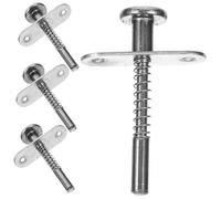 Homoyoyo 4 pièces Lot de Loquets à Ressort pour Lit Garçon Fille et Réparation Décran de Fenêtre Loquet à Piston Pratique Accessoires de Mobilier Faciles à Installer Kit de Fixation