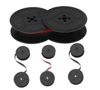 Homoyoyo 4 Pièces Lot de Rubans Encreurs pour Machine à Écrire Vintage Double Bobine Compatible Plupart des Modèles Mécaniques Installation Facile