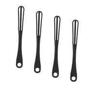 Homoyoyo 4 pièces Manuel Poussé Main pour Œufs et Lait Batteur à Main Ergonomique pour Cuisine Mixeur Multifonctionnel pour Blancs Œufs Meringue et Mayonnaise Maison Réutilisable