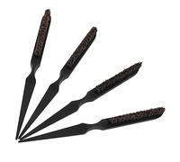 Homoyoyo 4 pièces Peigne Coiffure Professionnel Robuste et Brosse Coiffante pour Cheveux Secs Mouillés Longs ou Bouclés Usage Mixte Hommes Femmes Durable et pour Salon et Barbershop