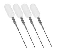 Homoyoyo 4 Pièces Pipettes Plastiques pour Huiles Essentielles Compte-gouttes Précis pour Parfums et Maquillage Pipettes Jetables pour Dosage Liquide Contrôlé Outils DIY Polyvalents