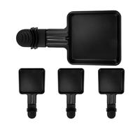 Homoyoyo 4 pièces Poêles à Raclette Carrées Acier Inoxydable Mini Poêlons Fondoir Fromage Antiadhésives et Résistantes à Haute Température pour Barbecue et Grill Électrique