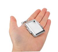 Homoyoyo 4 pièces Porte Clés Miroir de Poche Mini Miroir Cœur Ovale et Rond Compact et Portable et