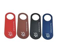 Homoyoyo 4 pièces PU Do Not Disturb Door Signs Double Sided Hanging Warning For Hotel Office Rooms Scratch Resistant