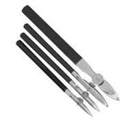 Homoyoyo 4 pièces Ruling Pen de Dessin Artistique Stylo à Ligne Réglable Ergonomique pour Dessin Technique Calligraphie et Tracé de Lignes Précises avec Encre