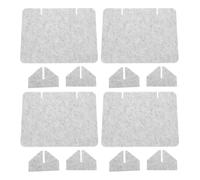 Homoyoyo 4 Pièces Séparateurs de Bureau Feutre Panneaux de Cloison Autoportants pour Étudiants Protection Visuelle et Organisation pour Bureaux Partagés et Espaces Étude