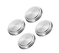 Homoyoyo 4 pièces Set de Couvre Brûleurs Ronds Acier Inoxydable Protection et Facile à Nettoyer pour Plaques de Cuisson Accessoires Élégants pour Cuisine Maison